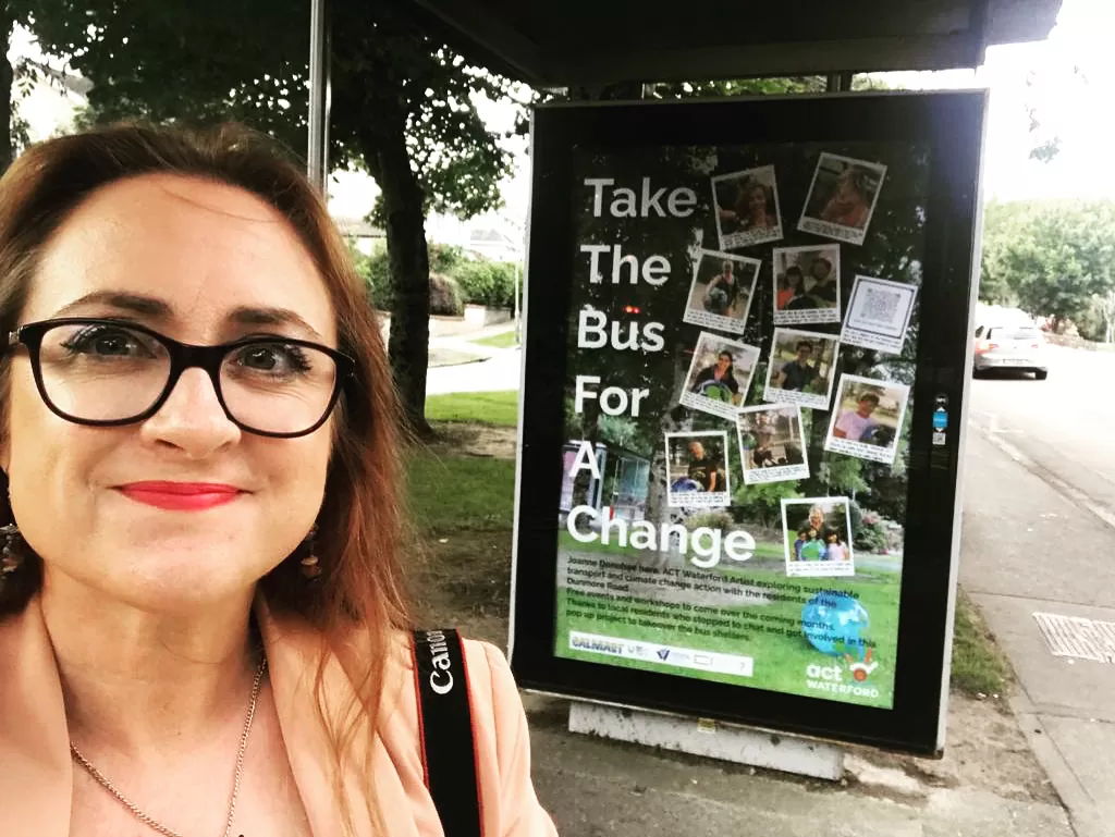 Joanne Selfie Bus Stop